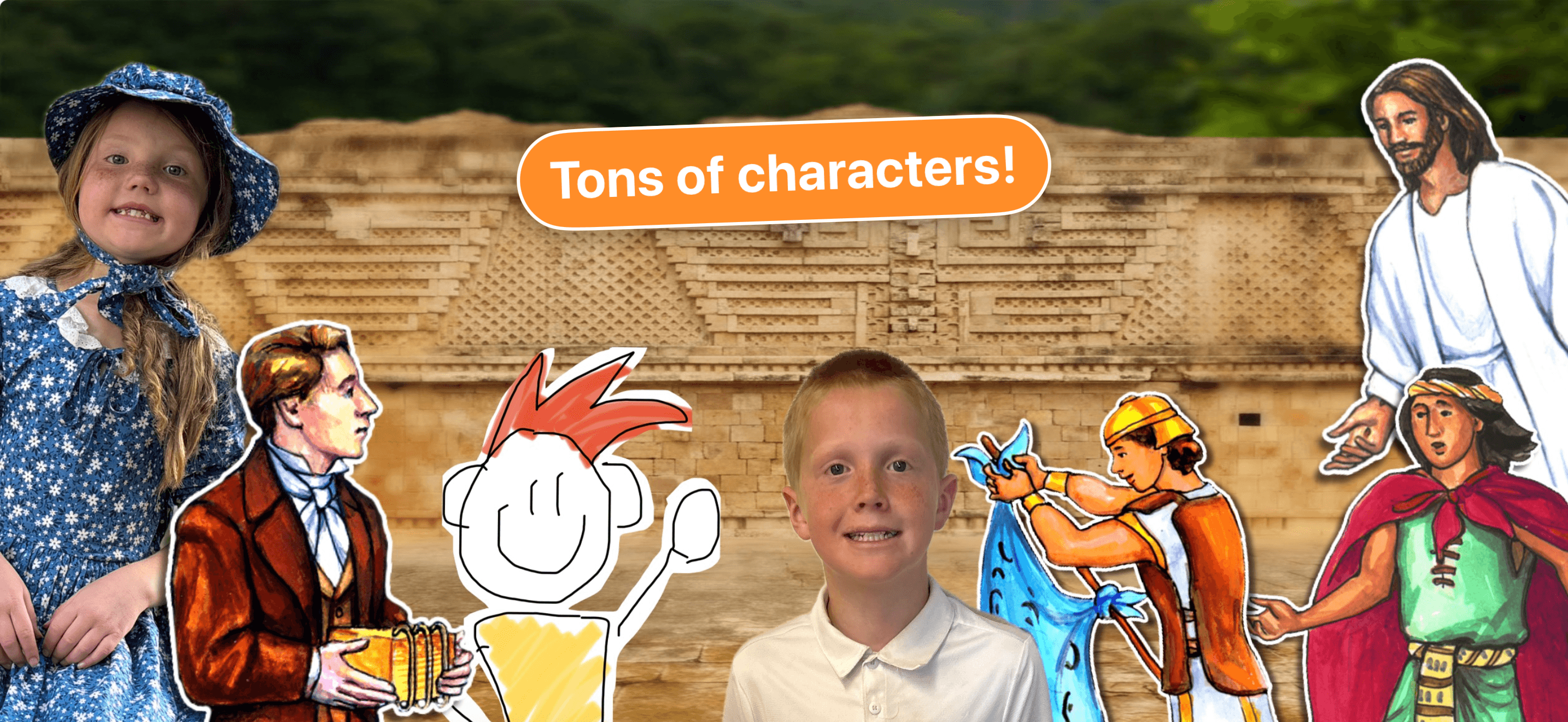 Tons of characters